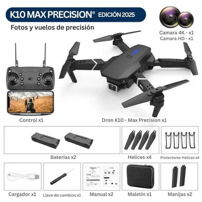 Dron K10 Max Precision con Doble Cámara 4K
